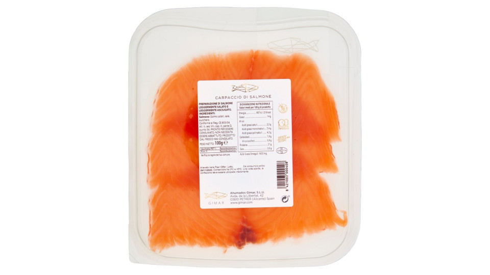Gimar Carpaccio Salmone