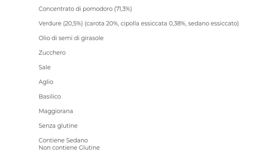 Star Il Mio Sugo Lampo Pomodoro e Verdure