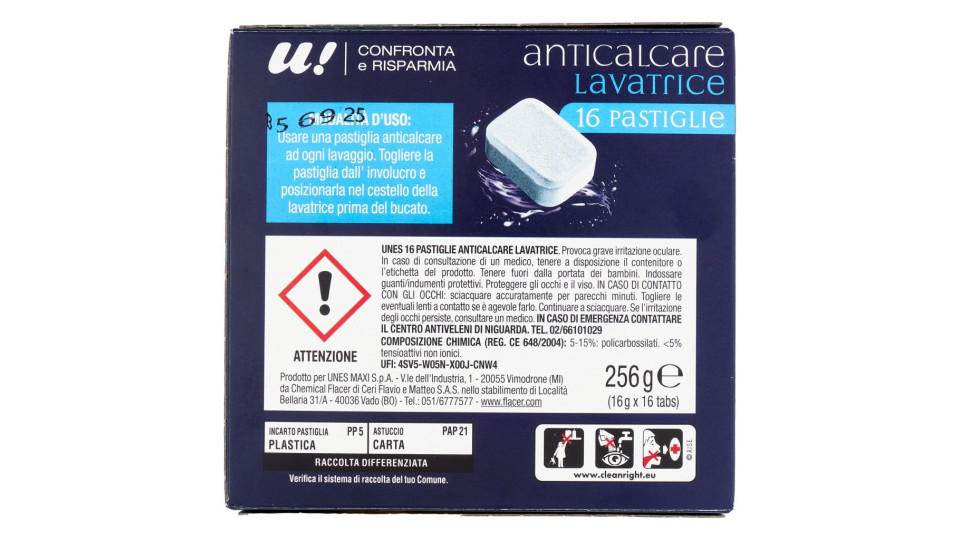 Casachiara Pastiglie Anticalcare Lavatrice