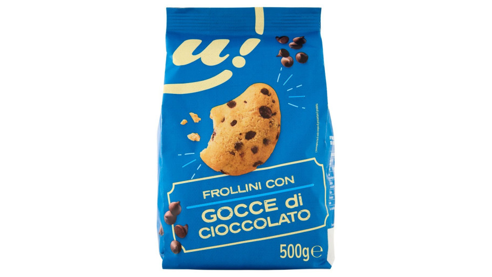 Frollini con gocce di cioccolato semintegrali