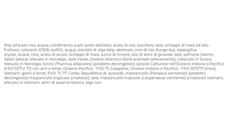 Menu One Sushi 