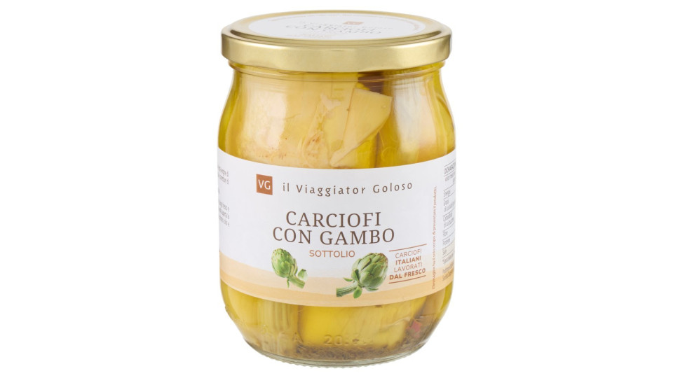 CARCIOFI CON GAMBO il Viaggiator Goloso