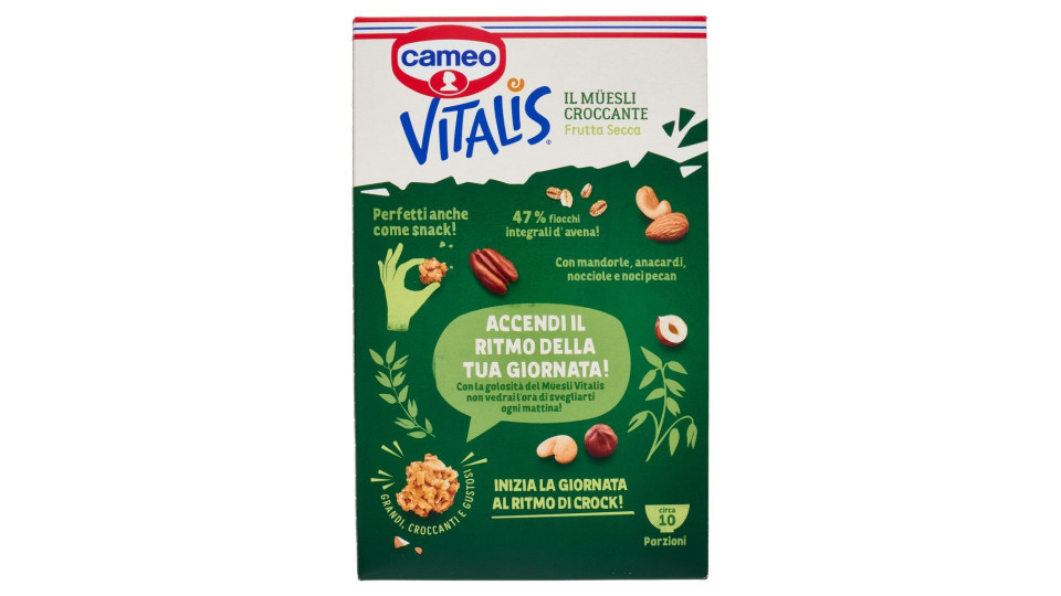 Vitalis muesli croccante frutta secca