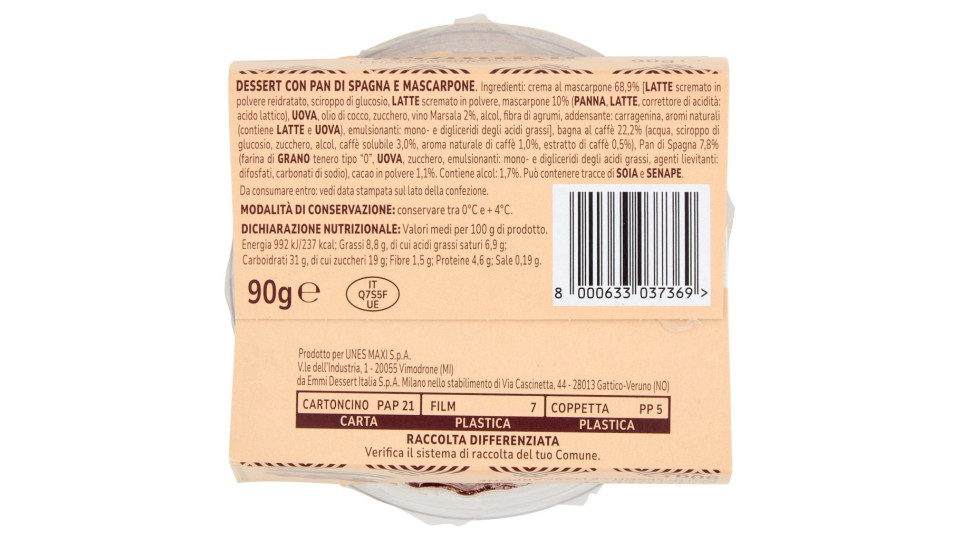 Tiramisù Rachelli
