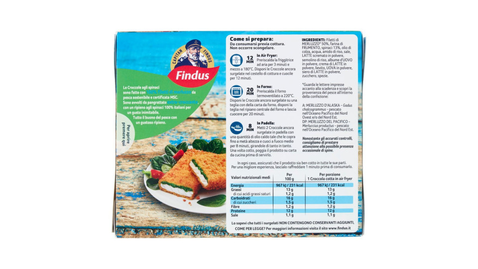 Findus Filetti di Merluzzo