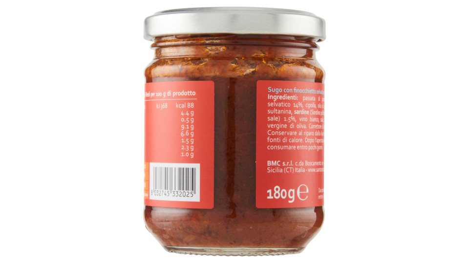SUGO con SARDE e FINOCCHIETTO Santoro