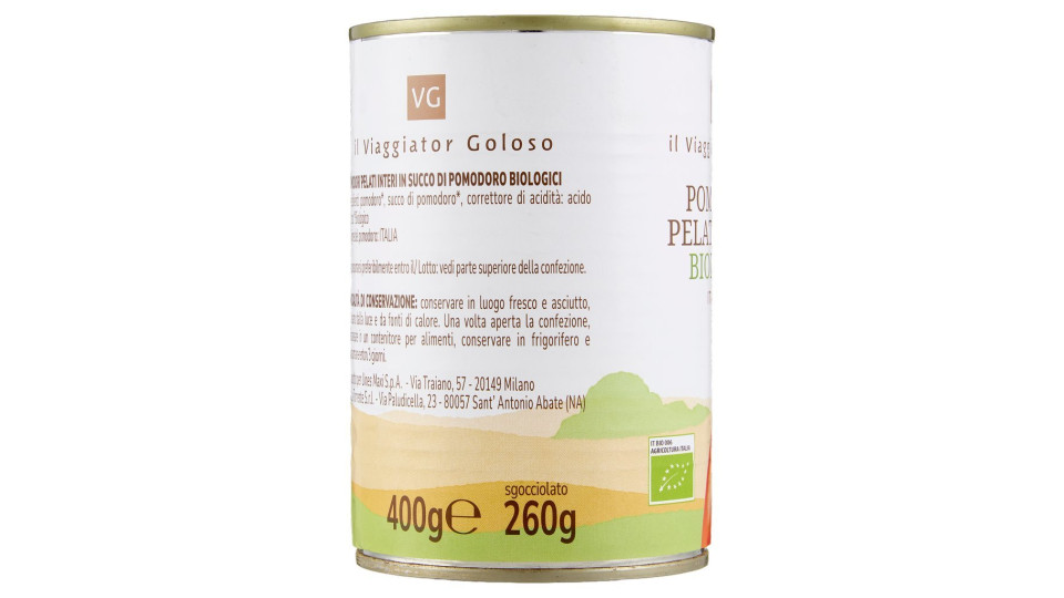 Pomodori pelati il Viaggiator Goloso Bio