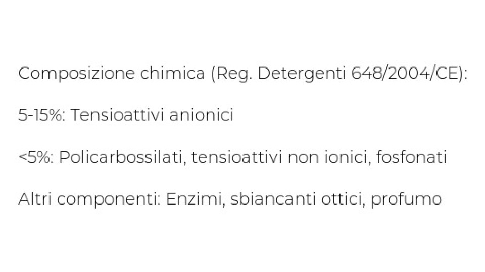 Polvere Classico 25 Lav. - 1,625 Kg.