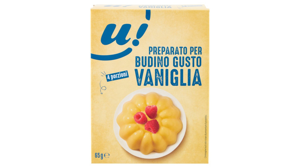 PREPARATO PER BUDINO GUSTO VANIGLIA CON ZUCCHERO DI CANNA U! Confronta & Risparmia