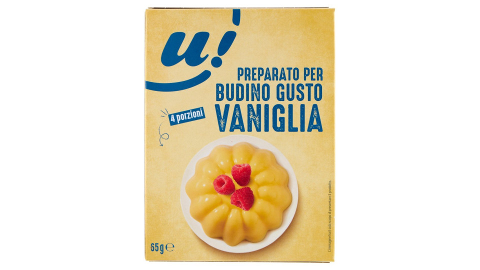 PREPARATO PER BUDINO GUSTO VANIGLIA CON ZUCCHERO DI CANNA U! Confronta & Risparmia