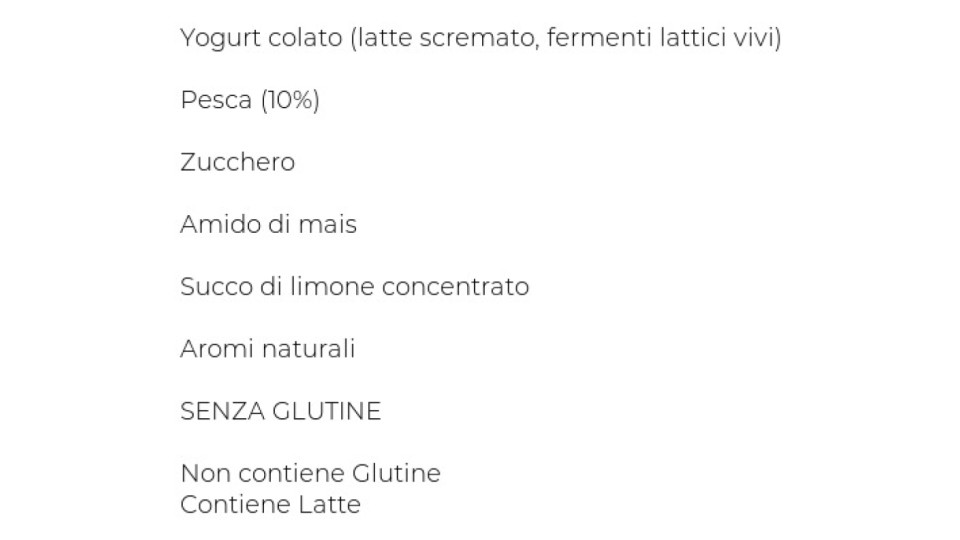 Fruyo 0% Grassi con Pezzi di Pesca