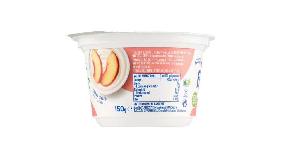 Fruyo 0% Grassi Pesca