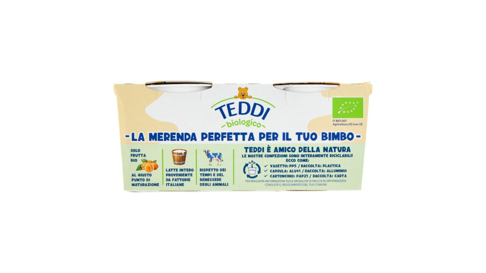 Yogurt Bio Albicocca 2 x 115 g