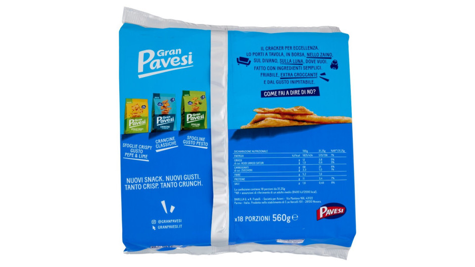 I Cracker Salati senza Granelli di Sale in Superficie