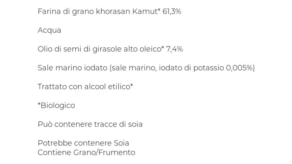 Piadina al Grano Khorasan Kamut 3 Piadine