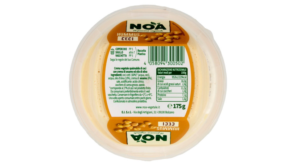 Hummus di Ceci