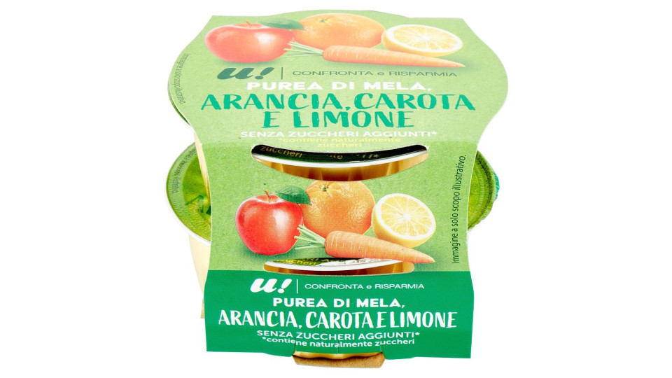 Purea di Mela e Arancia Carota Limone