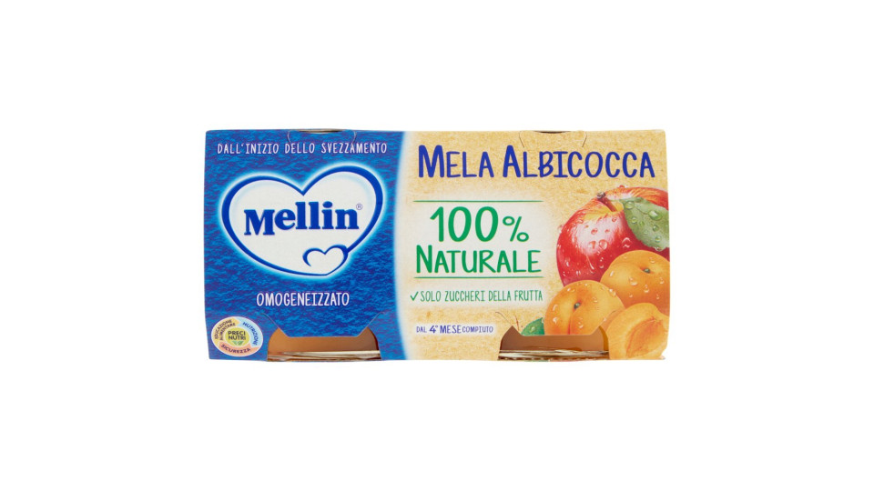 Mellin - Omogeneizzato, Mela Albicocca