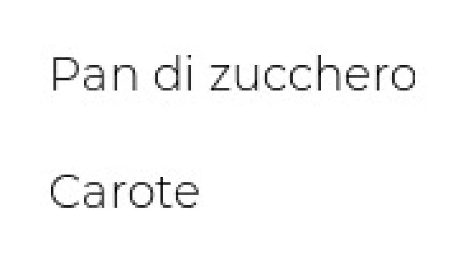 Pan di Zucchero e Carote