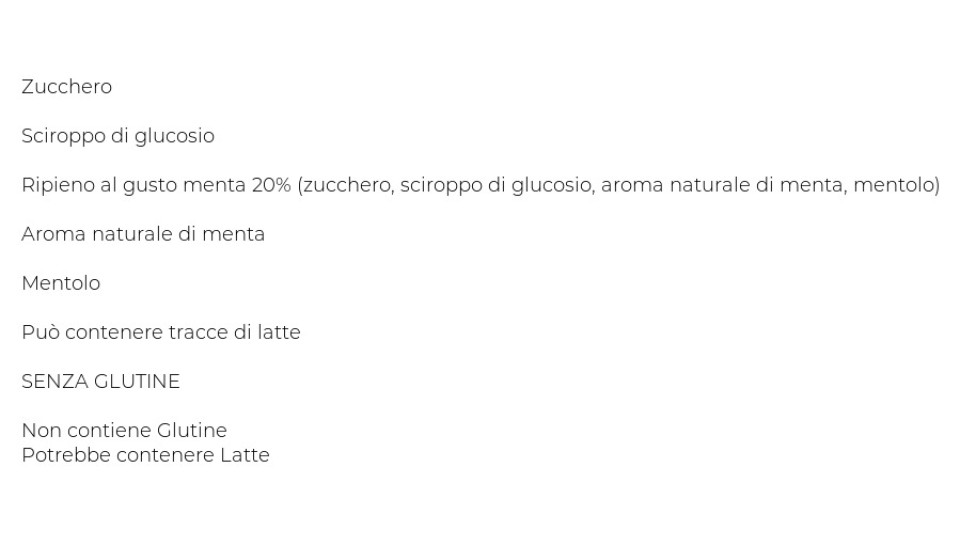 Caramelle ripiene gusto menta conf. da 200 gr U! Confronta & Risparmia