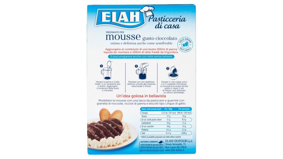 Elah Mousse Al Cioccolato