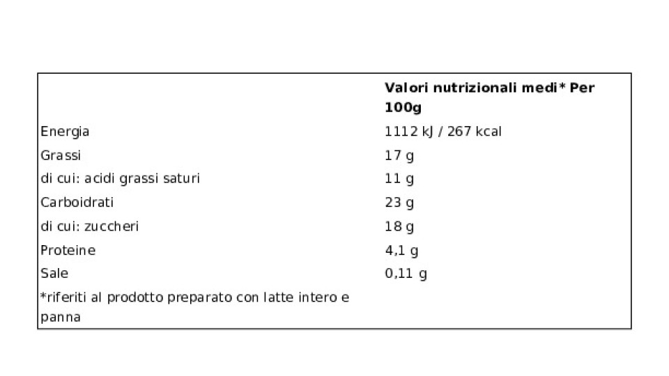 Elah Mousse Al Cioccolato
