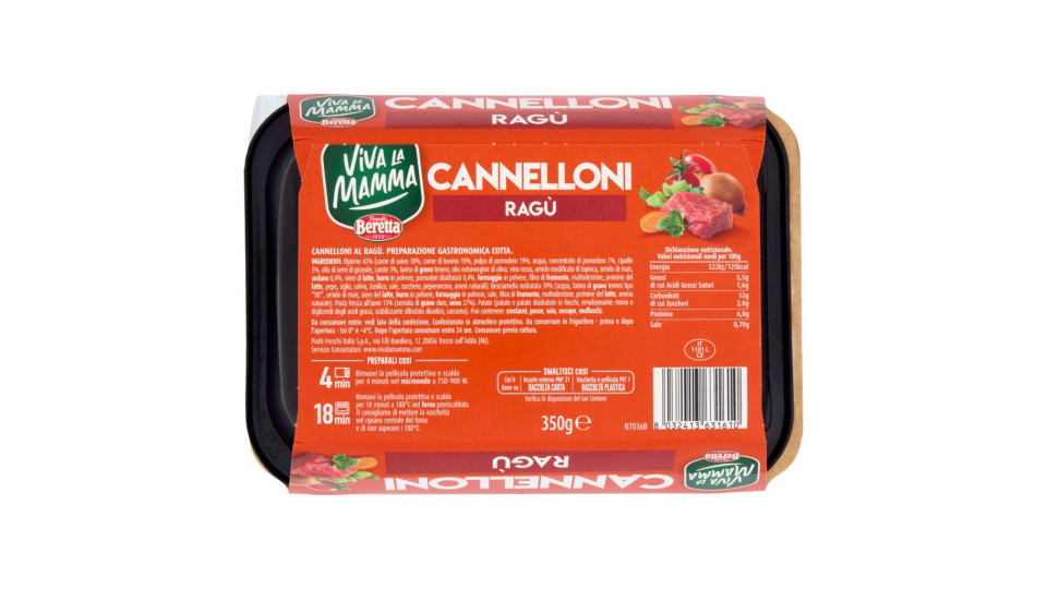 Cannelloni al Ragù