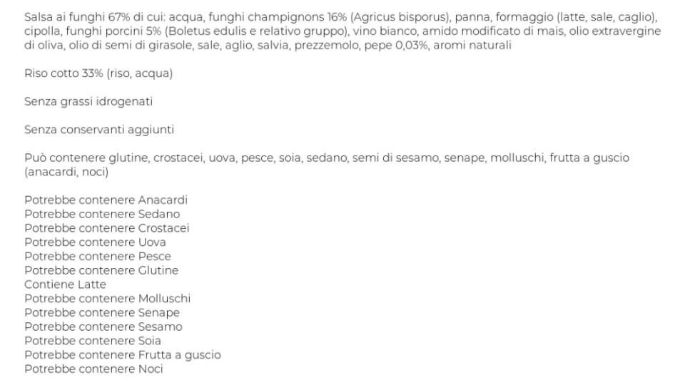 Risotto Funghi Porcini