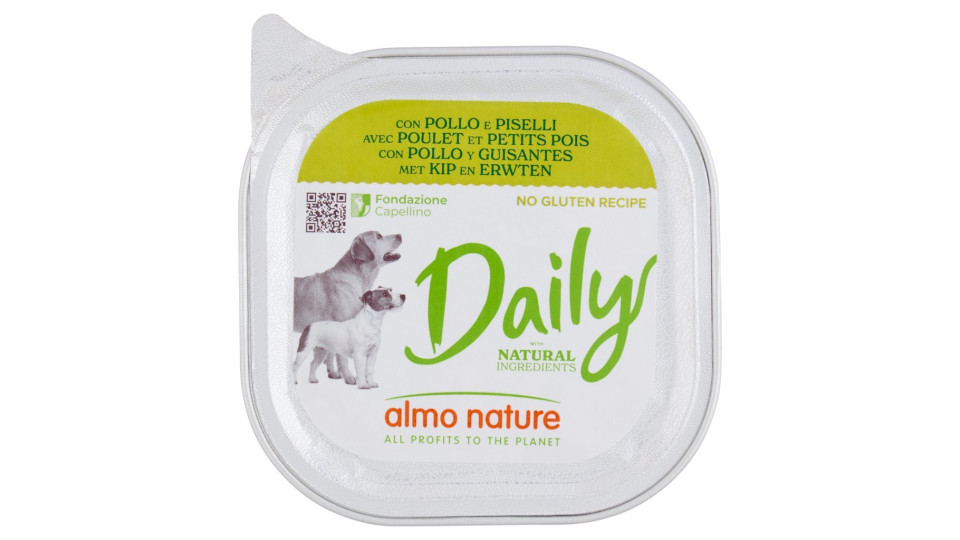 Almo - Daily Menu Gr.100 Pollo E Piselli  -  Dog 221