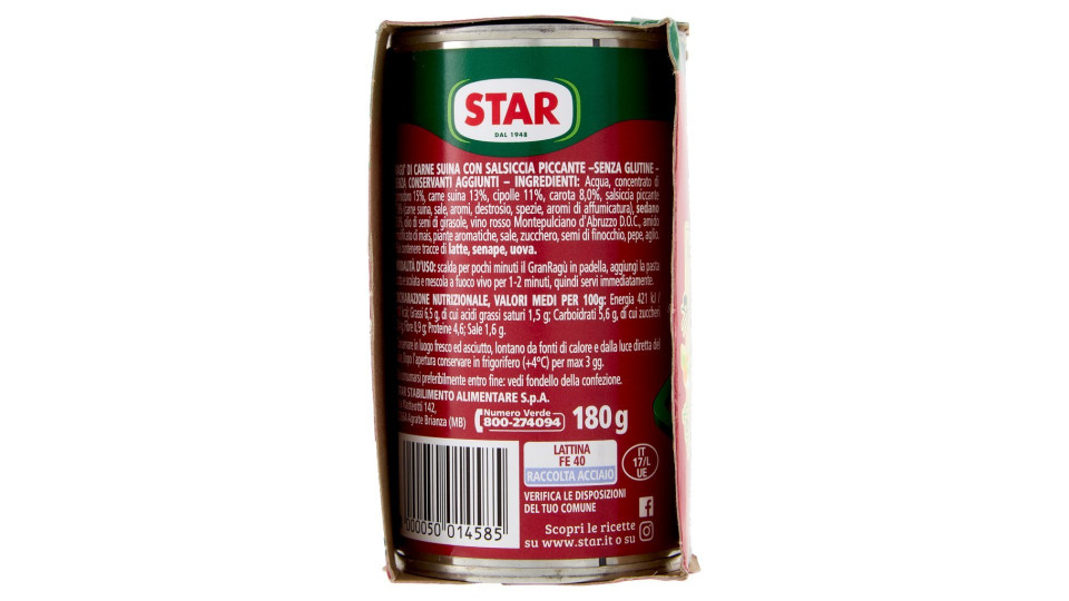 il Mio Gran Ragù con Salsiccia 3 x 100 g