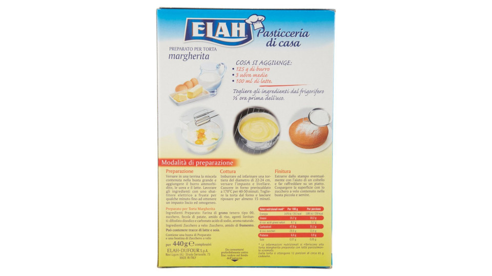 Elah Preparato Torta Margherita