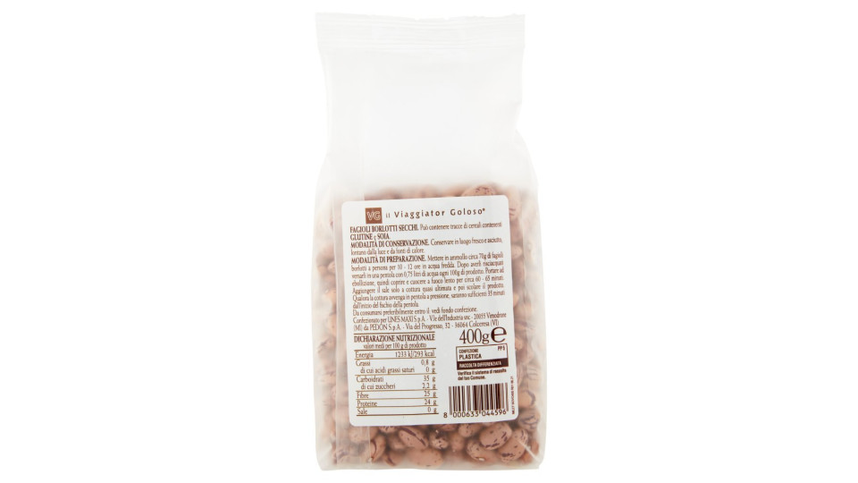 Fagioli Borlotti Naz.500g Nb