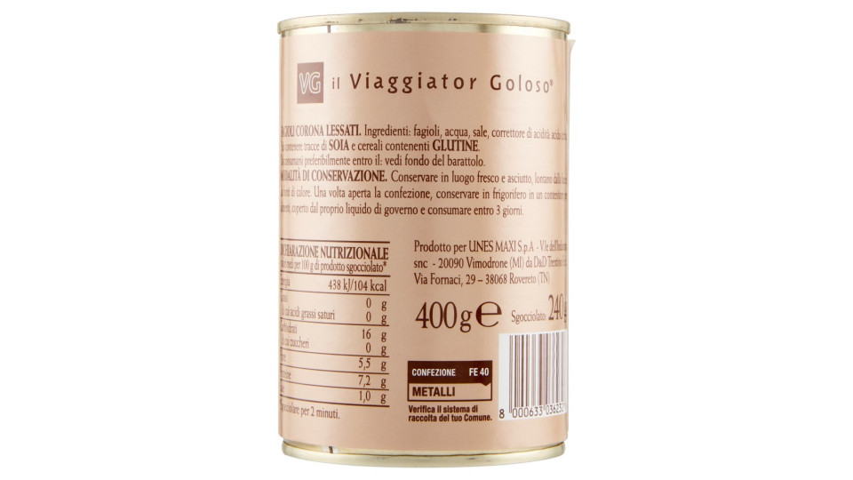 Fagioli Cannellini il Viaggiator Goloso Bio