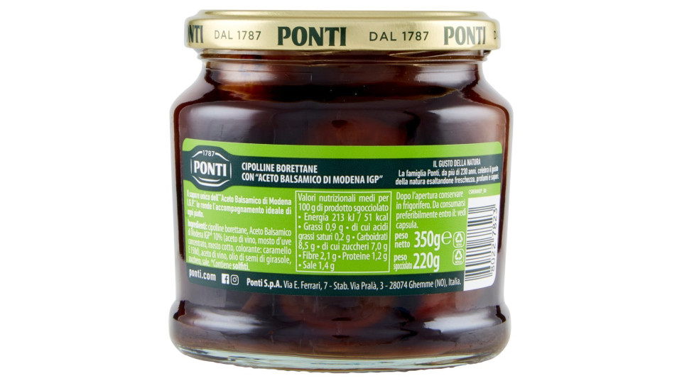 Peperlizia le Cipollette con "aceto Balsamico di Modena I.G.P."