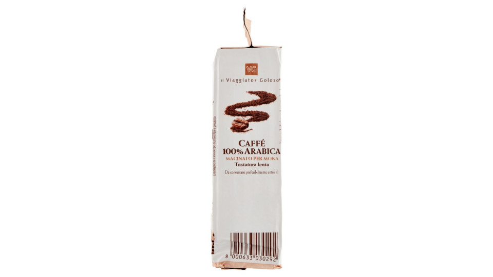 Caffe' 100%arabica Macinato Tostatura Lenta il Viaggiator Goloso