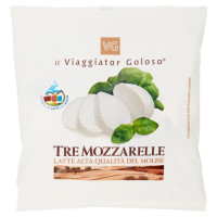 3 MOZZARELLE Latte alta Qualità del Molise MULTIPACK il Viaggiator Goloso