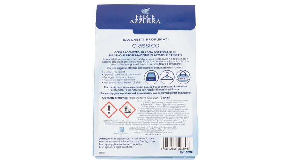Sacchetti Profumati Classico 3 Pz