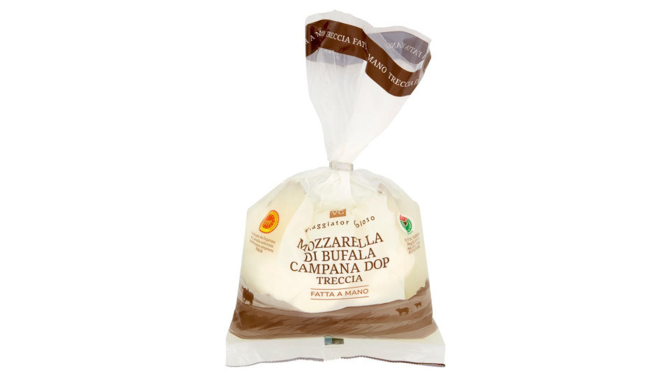MOZZARELLA DI BUFALA CAMPANA D.O.P. TRECCIA il Viaggiator Goloso