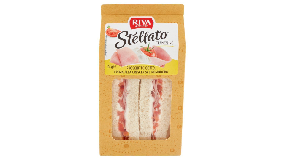 Stellato Prosciutto Cotto, Crema di Crescenza e Pomodoro