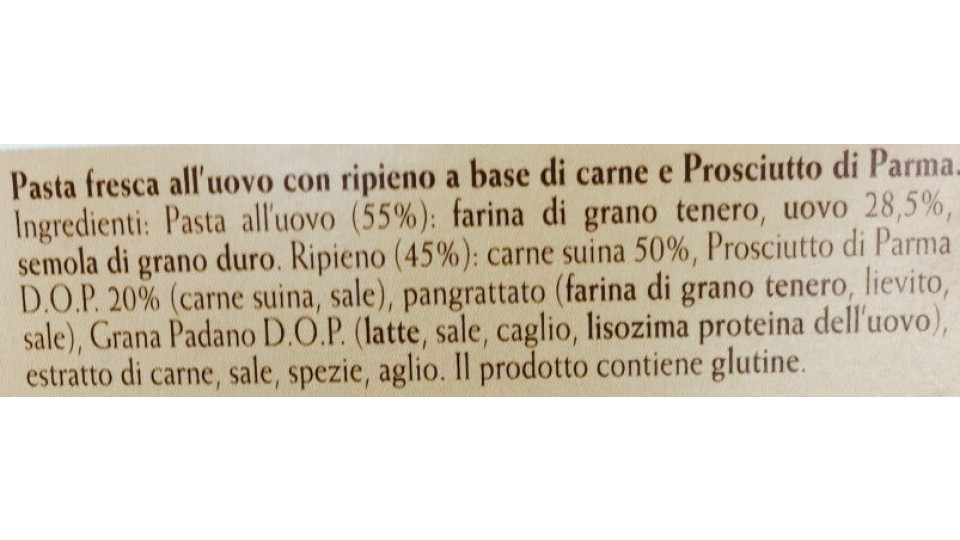 Cappelletti al prosciutto di parma il Viaggiator Goloso