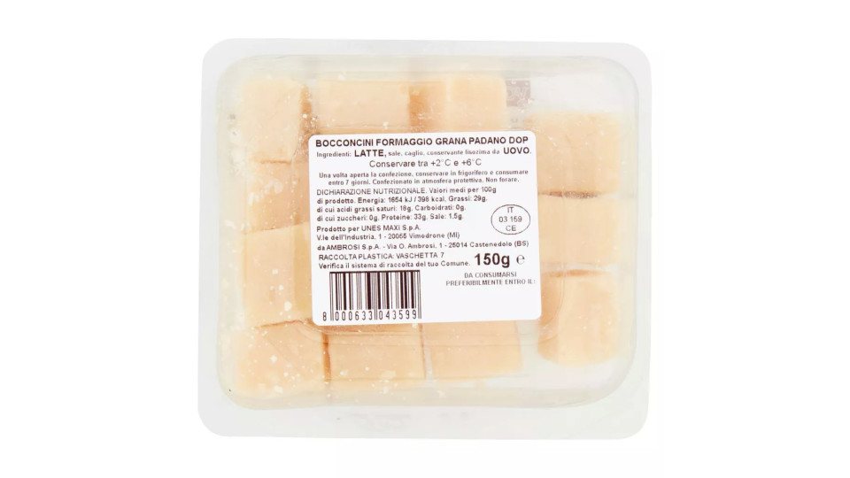GRANA PADANO DOP Bocconcini il Viaggiator Goloso