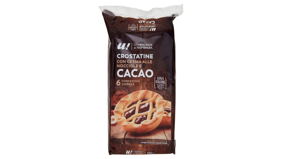 CROSTATINE CON CREMA ALLE NOCCIOLE E CACAO U! Confronta&Risparmia