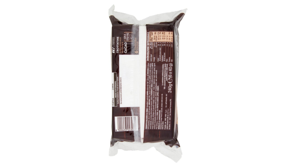 CROSTATINE CON CREMA ALLE NOCCIOLE E CACAO U! Confronta&Risparmia