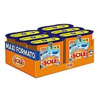 Sole Perle Di Pulito, Detersivo per Lavatrice in Capsule Monodose, Triplice Azione, Megapack da