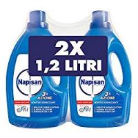 Napisan Additivo Igienizzante Liquido per Bucato, 2 confezioni da 1.2 litri