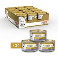 Gourmet Gold Mousse per il Gatto, con Agnello e Squisiti Fagiolini, 85 g - Confezione da