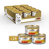 Gourmet Gold Casserole per il Gatto, con Manzo e Pollo in Salsa con Pomodoro, 85 g - Confezione da
