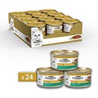 Gourmet Gold Alimento per il Gatto Dadini in Salsa con Coniglio e Carote, 85 g - Confezione da