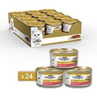 Gourmet Gold Alimento per il Gatto Dadini in Salsa con Trota e Verdure, 85 g - Confezione da