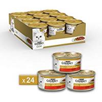 Gourmet Gold Alimento per il Gatto Dadini in Salsa con Manzo, 85 g - Confezione da